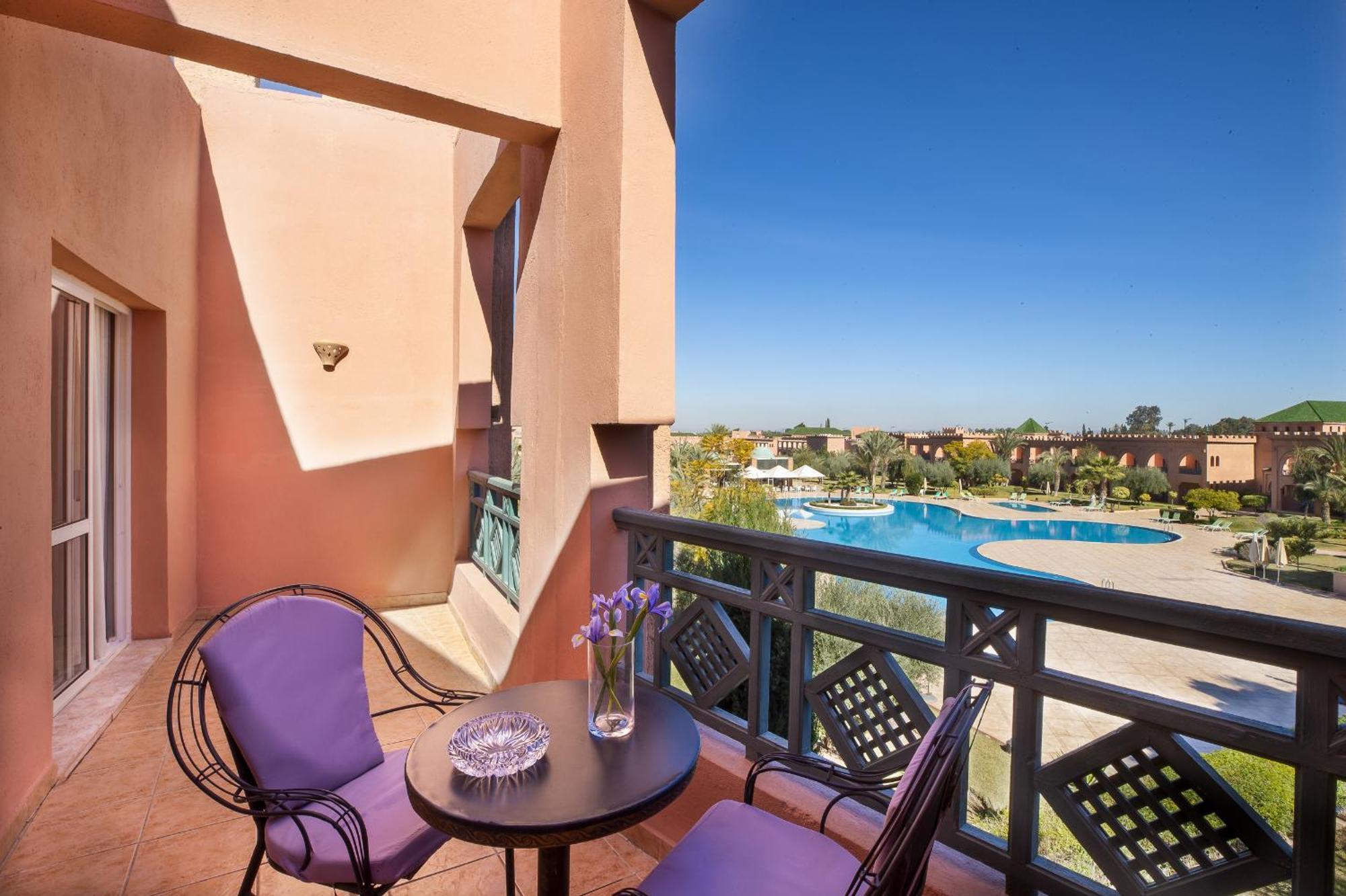 Grand Mogador Agdal & Spa Μαρακές Εξωτερικό φωτογραφία A balcony at the hotel